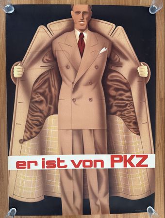 PKZ Original Plakat, Kuhn, 1937