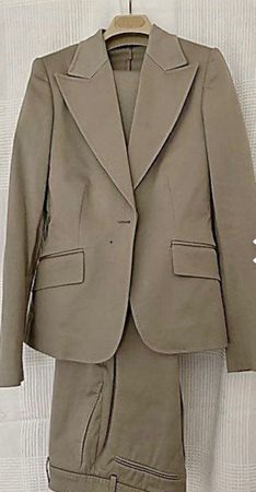 Tailleur beige en coton épais de Gucci