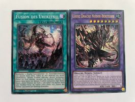YuGiOh Urerz Drache Nieder-Berzelius + Urerz Fusion