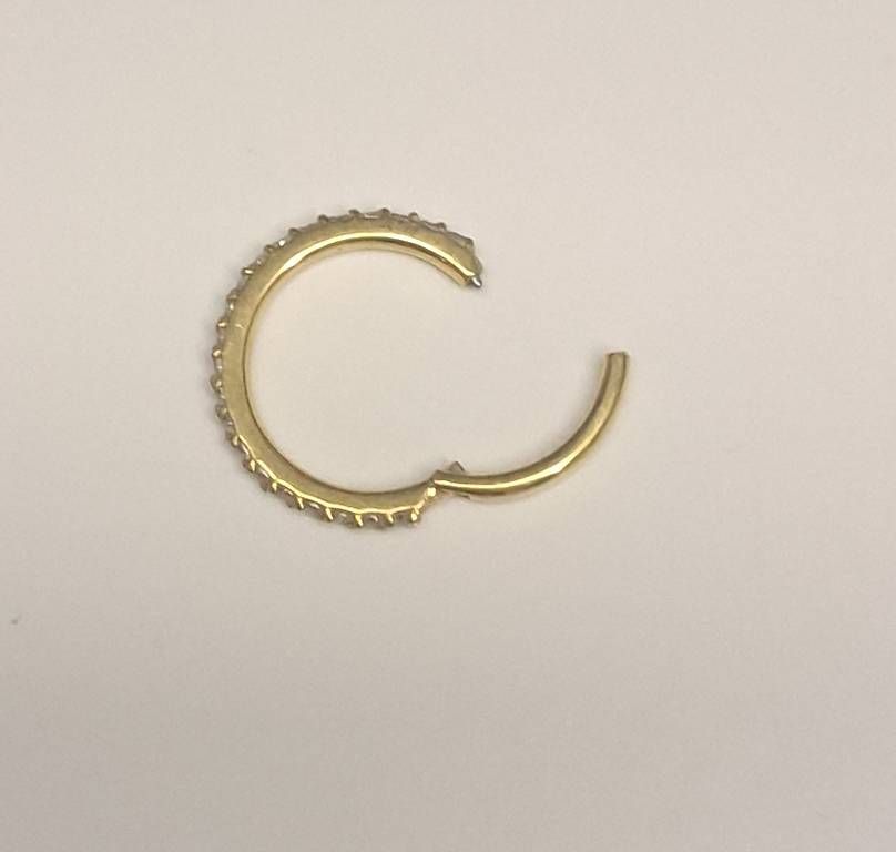 Gioielli per piercing: Piercing mit Zirconia – Nuovo e nell'imballaggio originale da Neftenbach venduto da sam_jbb5 1