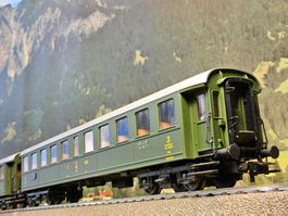 Roco __ 3er Set SBB RIC Stahlwagen 2./3. Klasse __ OVP DC H0