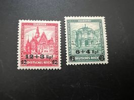 Deutsches Reich 1932  MiNr. 463-464 * mit Prüfstempel (5034)