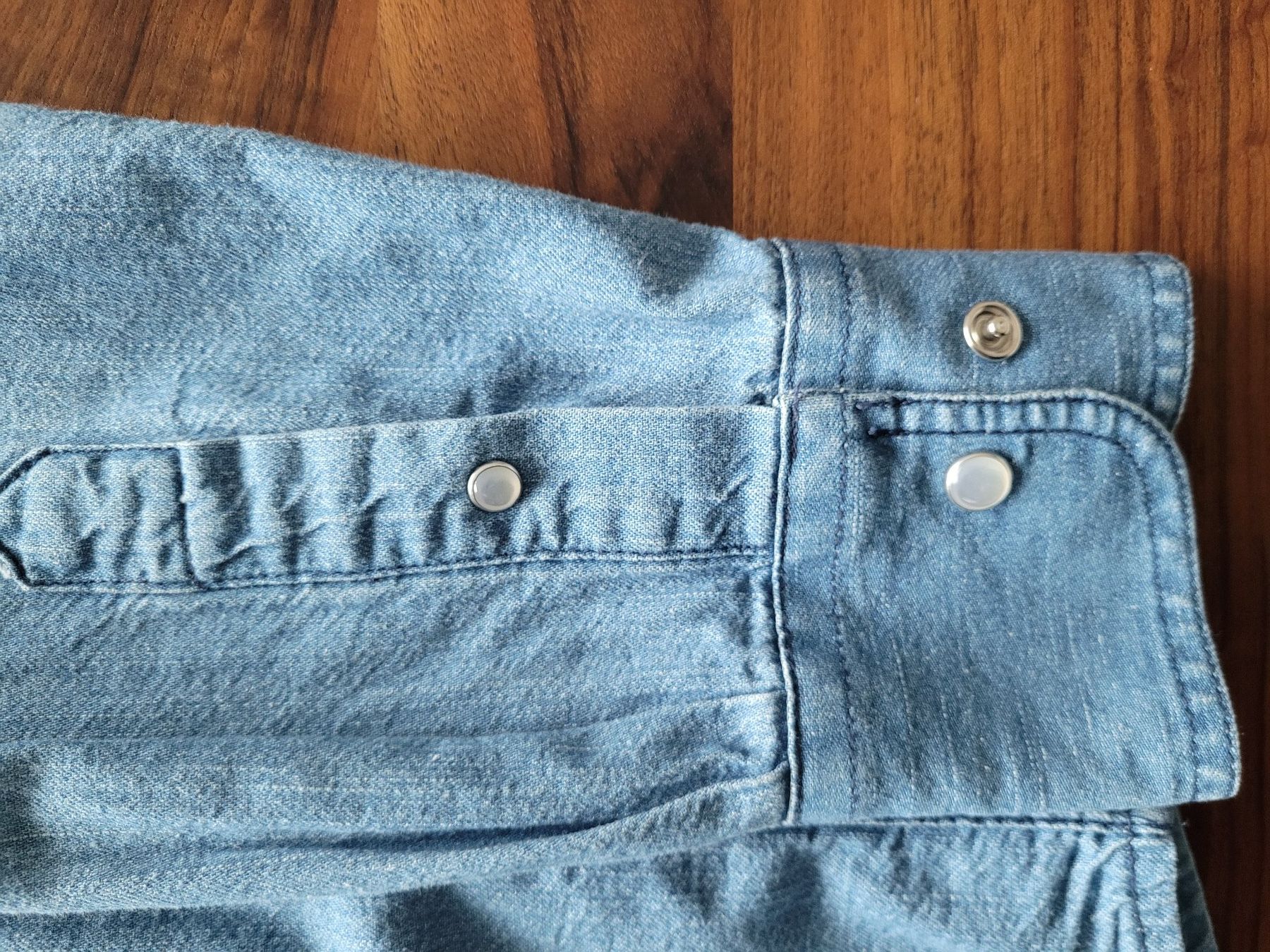 Camicie: schönes Herren Jeans Hemd Gr.40 mit "Perlmutköpfen" – Nuovo (secondo la descrizione) da Birrwil venduto da Mischabel1 4
