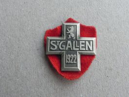 Abzeichen Eidg. Turnfest Sport St.Gallen SG 1922 Turnkreuz
