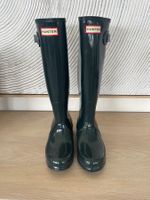 Neu! HUNTER Regenstiefel Gr 36 Dunkelgrün NP: 189-.