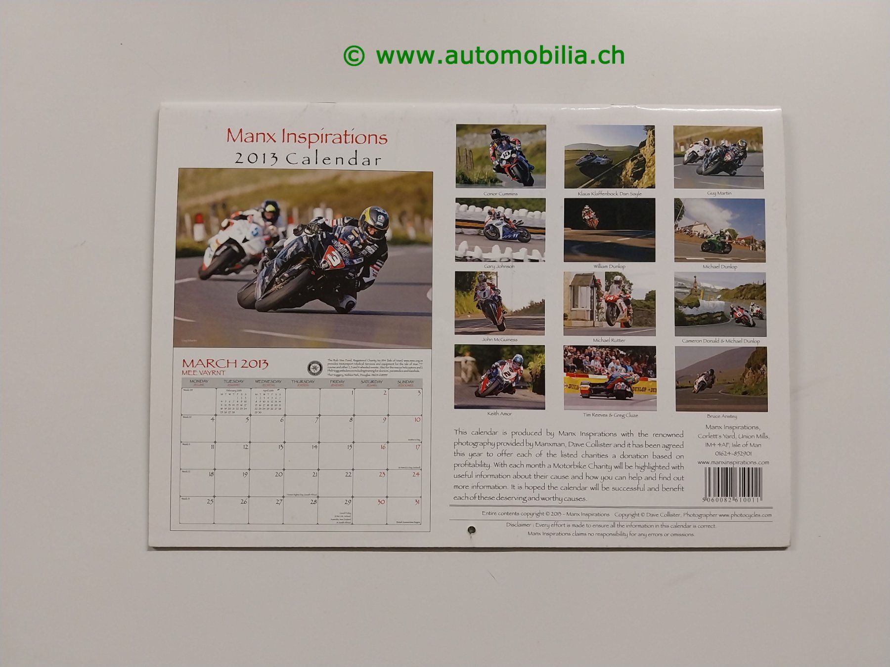 Calendari: Isle of Man 2013 Kalender – Usato da Weingarten-Kalth venduto da Bettelbruenneli 5
