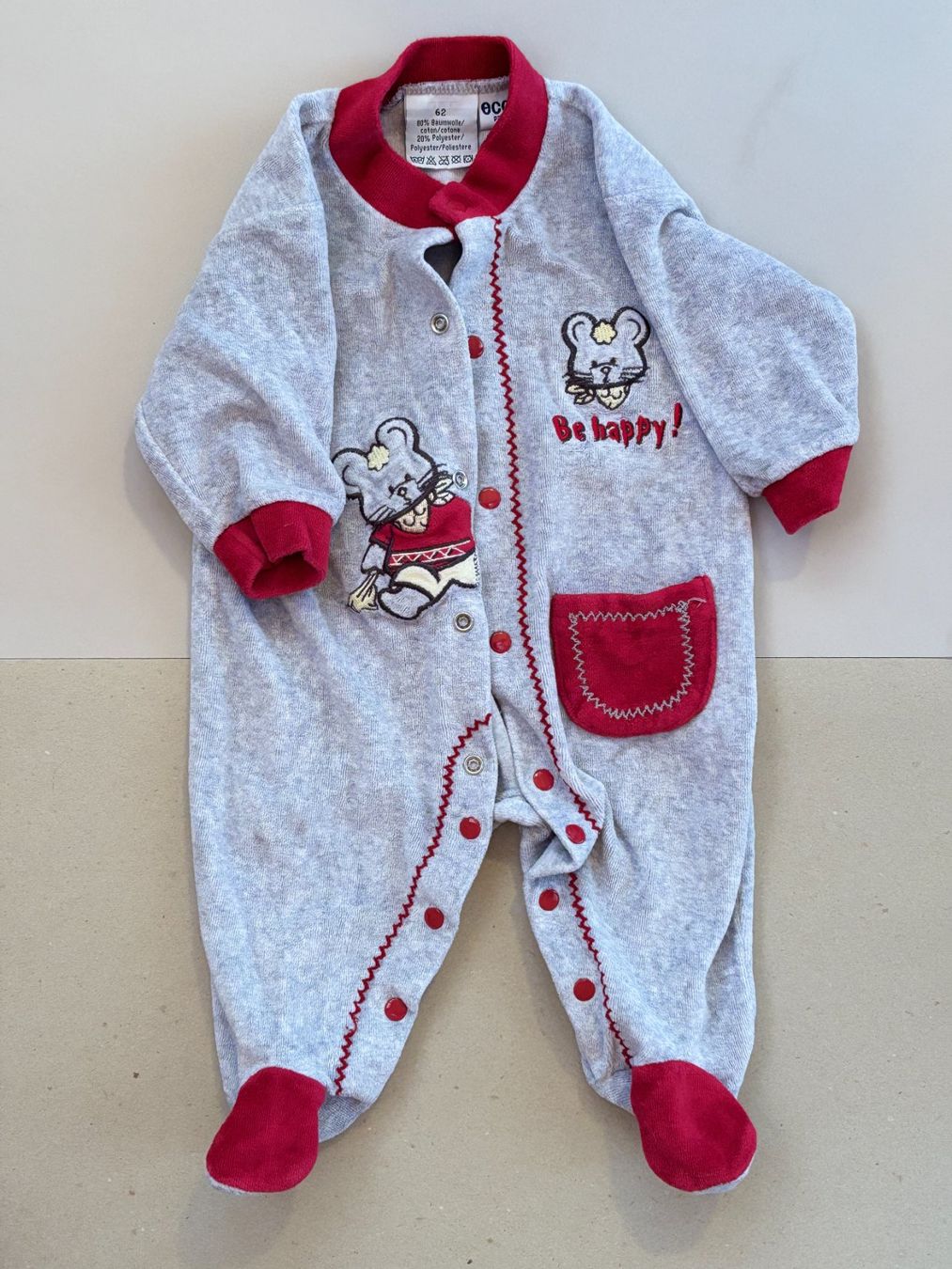 Lotti & Set di vestiti: 3 Pijamas, Gr. 62 (#37) – Usato da Englisberg venduto da Apfelsine 2