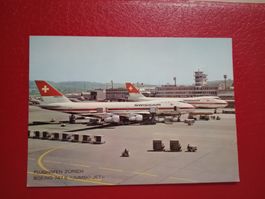 Zürich Kloten Flughafen mit Swissair Jumbo Jet (124)