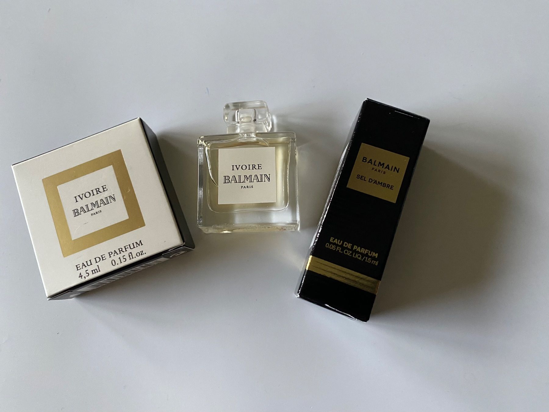 Balmain Profumi & Eau de Toilette: Duo miniatures eau de parfum Balmain – Nuovo e nell'imballaggio originale da Bouveret venduto da wes_7zll