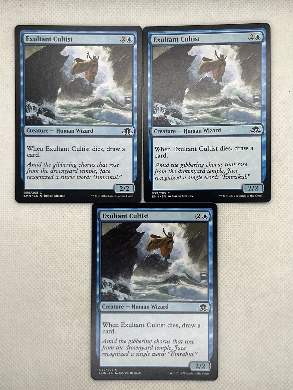 Magic The Gathering Cartes à collectionner: Exultant Cultist Magic Karten 3x – D'occasion à Hinterkappelen par Kim1992