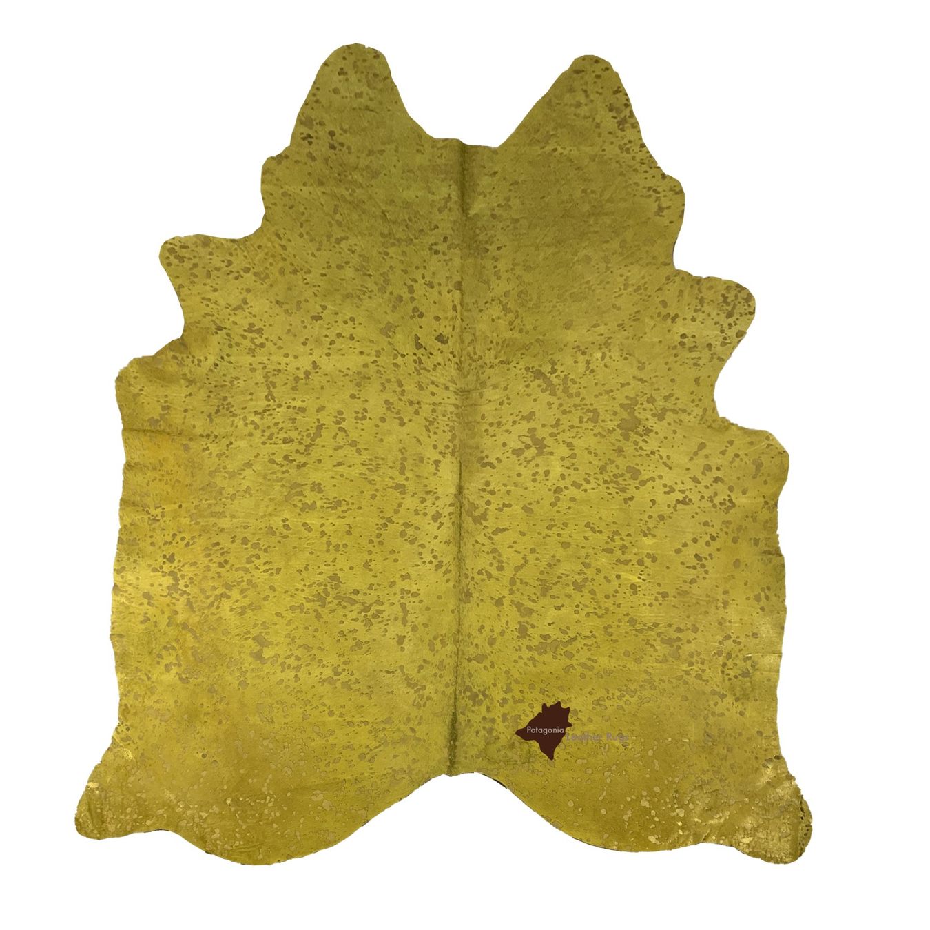 Tappeti: Kuhfell Teppich Yellow metalic – Nuovo e nell'imballaggio originale da Arbedo venduto da patagonialeatherrugs