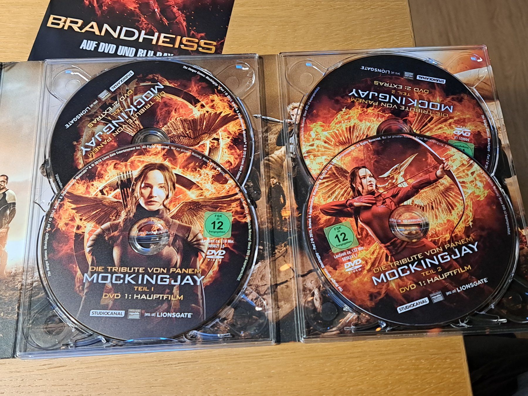Alle DVDs: Die Tribute von Panem Hunger Games, Caching Fire, Mockingjay – Gebraucht aus Unterseen von Kanica 7