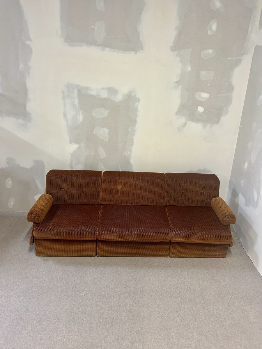 Divani: Cord Modular Sofa der 70er Jahre in Stoff – Usato da Rickenbach ZH venduto da Der-Insider 6