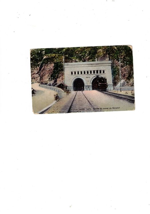 Eisenbahn Lokomotive Tunnel Simplon Ansichtskarten Kaufen auf Ricardo