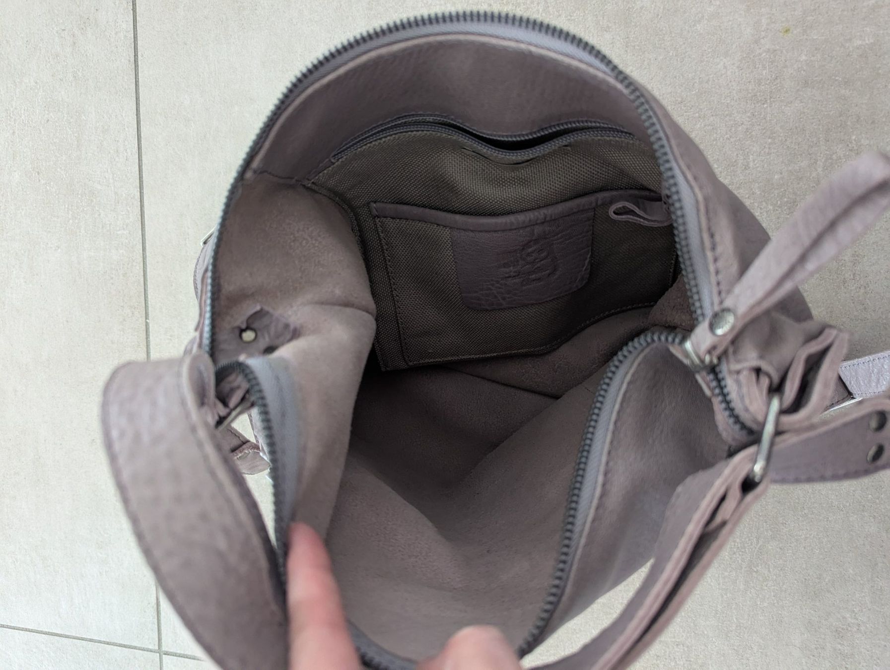 Borse: my biba leather bag grau – Usato da Liestal venduto da Nizli 2