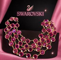 Swarovski XXL Kette original und Neu, 18k vergoldet, Vintage