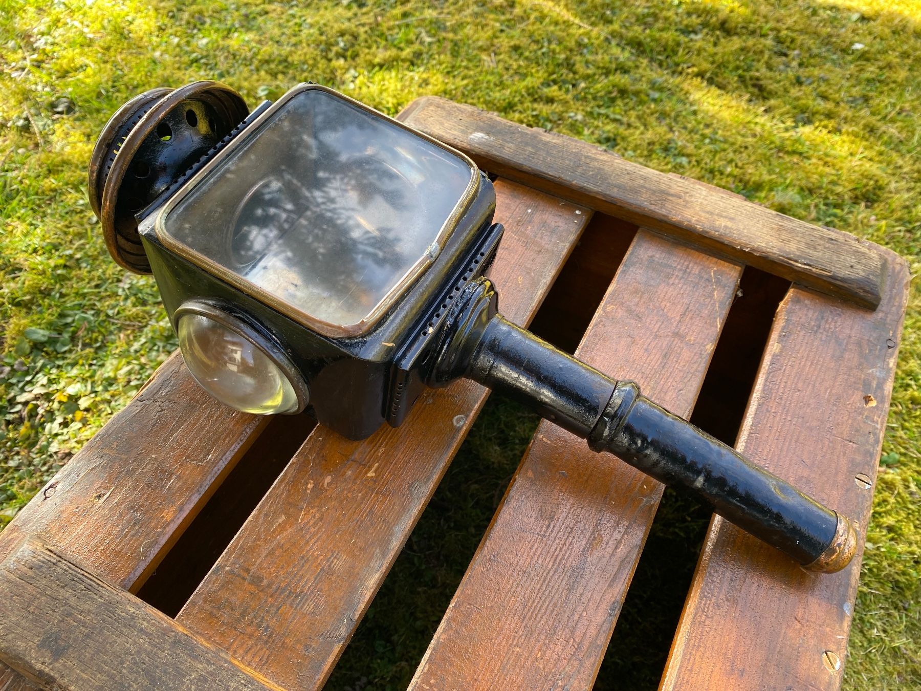 Carrozze: seltene antike Kutschenlampe – Usato da Feldbach venduto da Fea1 1