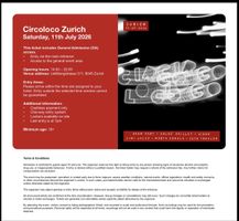Circoloco Zurich – July 11, 2026