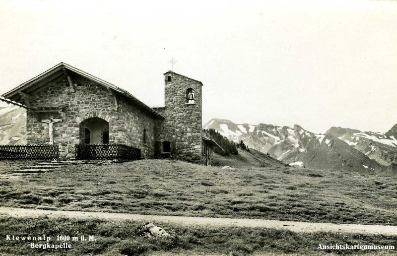 Cartoline postali: Klewenalp - Bergkapelle + c1940 – Usato da Emmenbrücke venduto da teestube