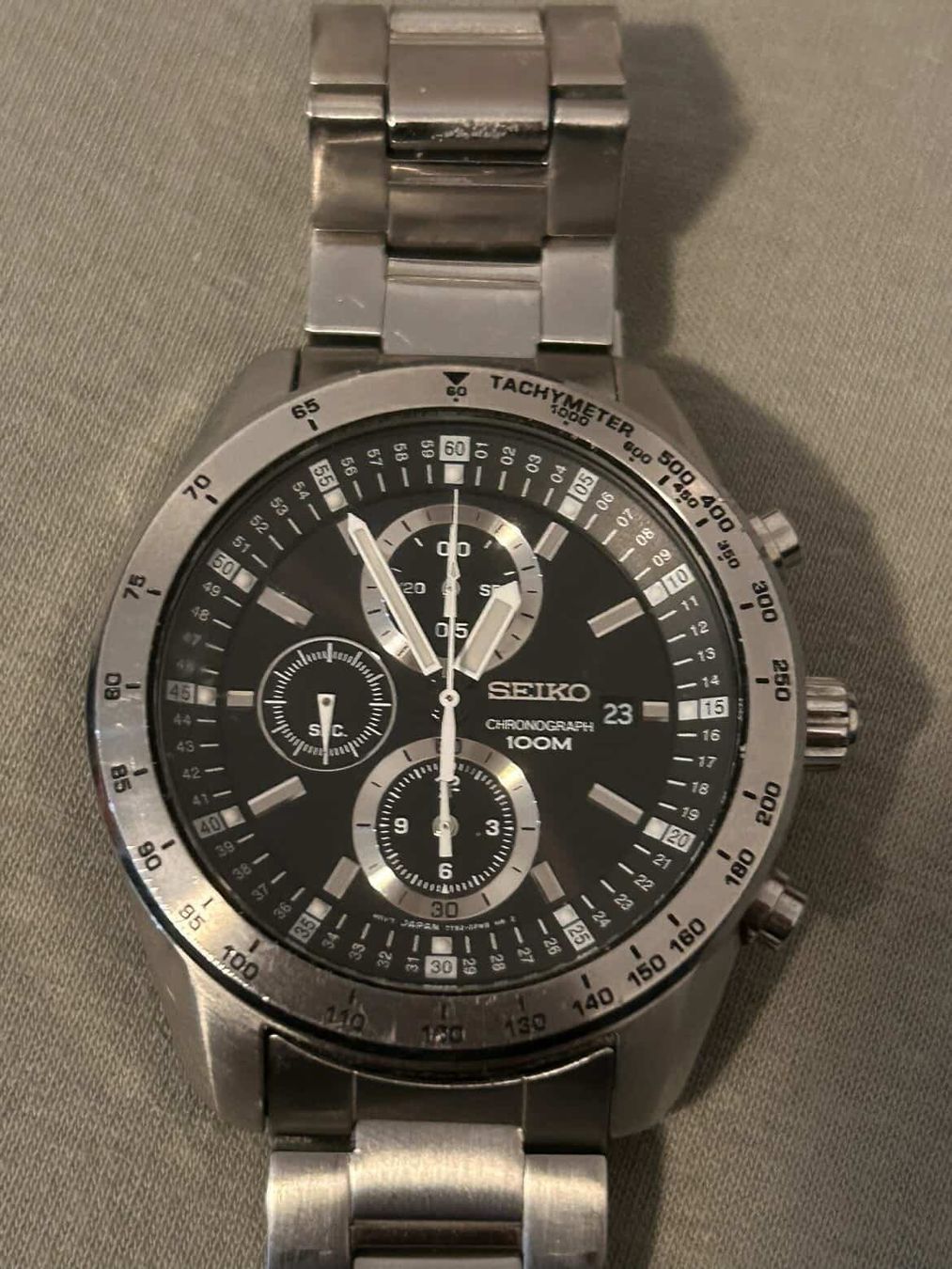 Seiko Uhren: Seiko quartz Chronograph 100M – Gebraucht aus Zürich von tje_7d27 1