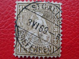 1869, Nr.36 mit Vollstempel von St.GALLEN, Kat: 170.-+