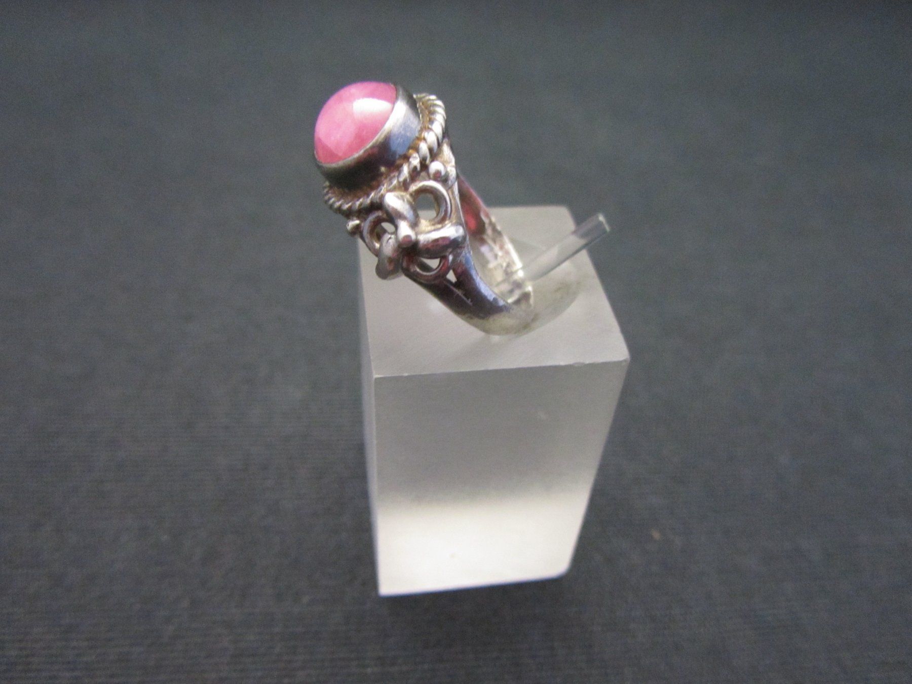 Ringe: Silberring mit rosa Stein – Gebraucht aus Basel von spinne02 2