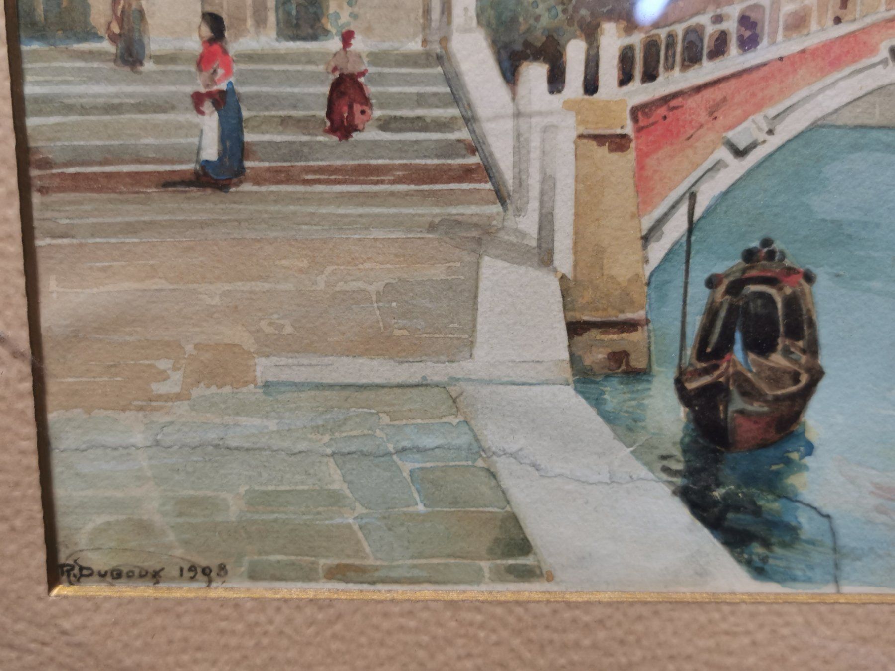 Gemälde: AQUARELLE SIGNÉE ET DATÉE 1905 – Gebraucht aus Genève von Qanil77 5