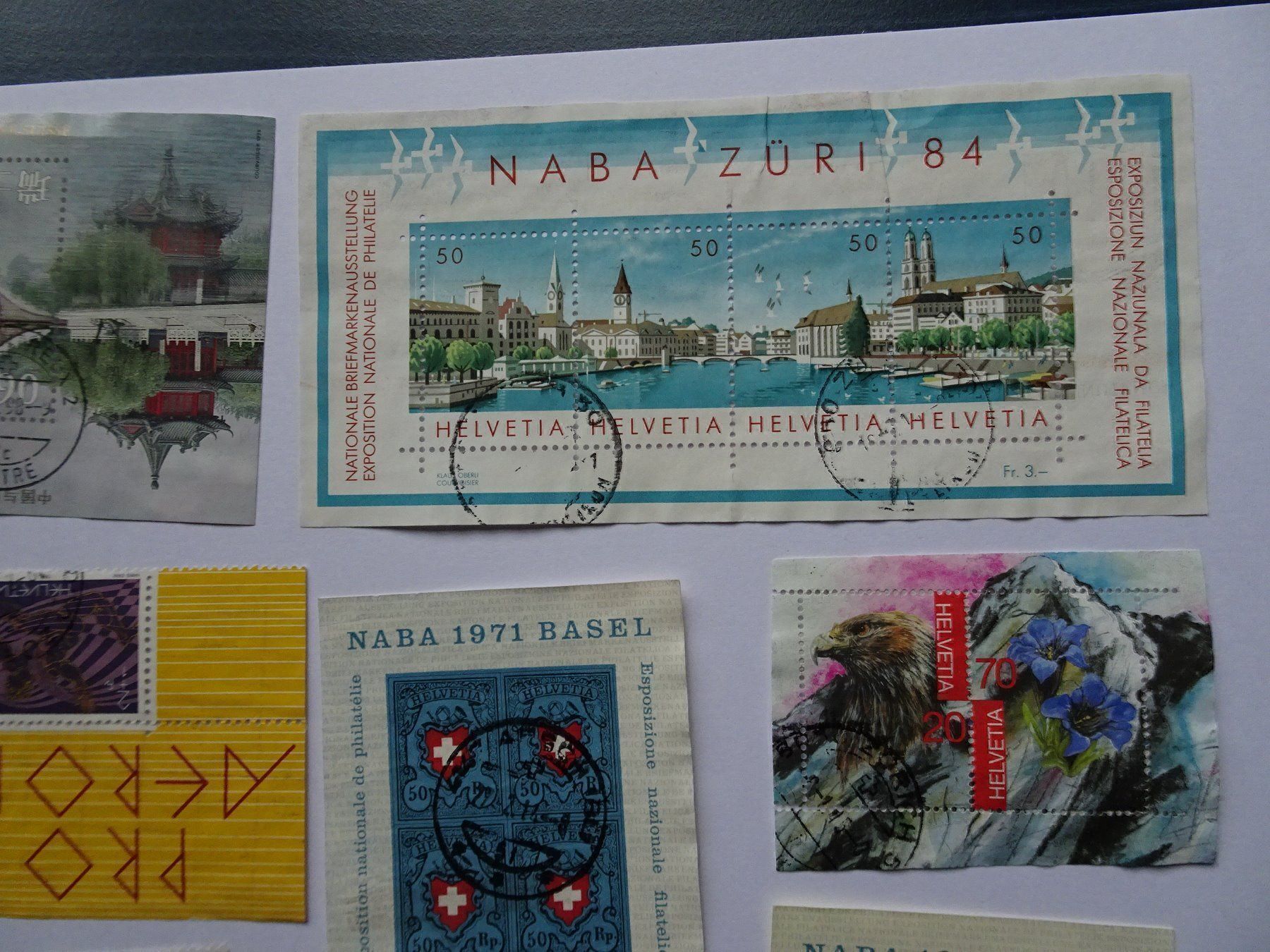 Alle Briefmarken: Restposten-Kleinbogen – Gebraucht aus Aadorf von Chnorli-Furz 2