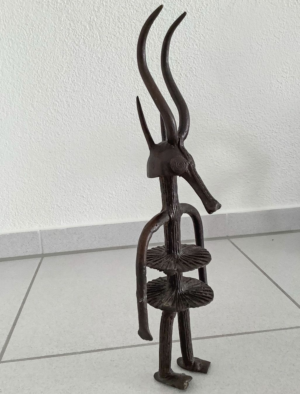 Sculture & Statue: Afrikanische Bronze-Figur aus Obervolta – Usato da Horw venduto da bgr2000
