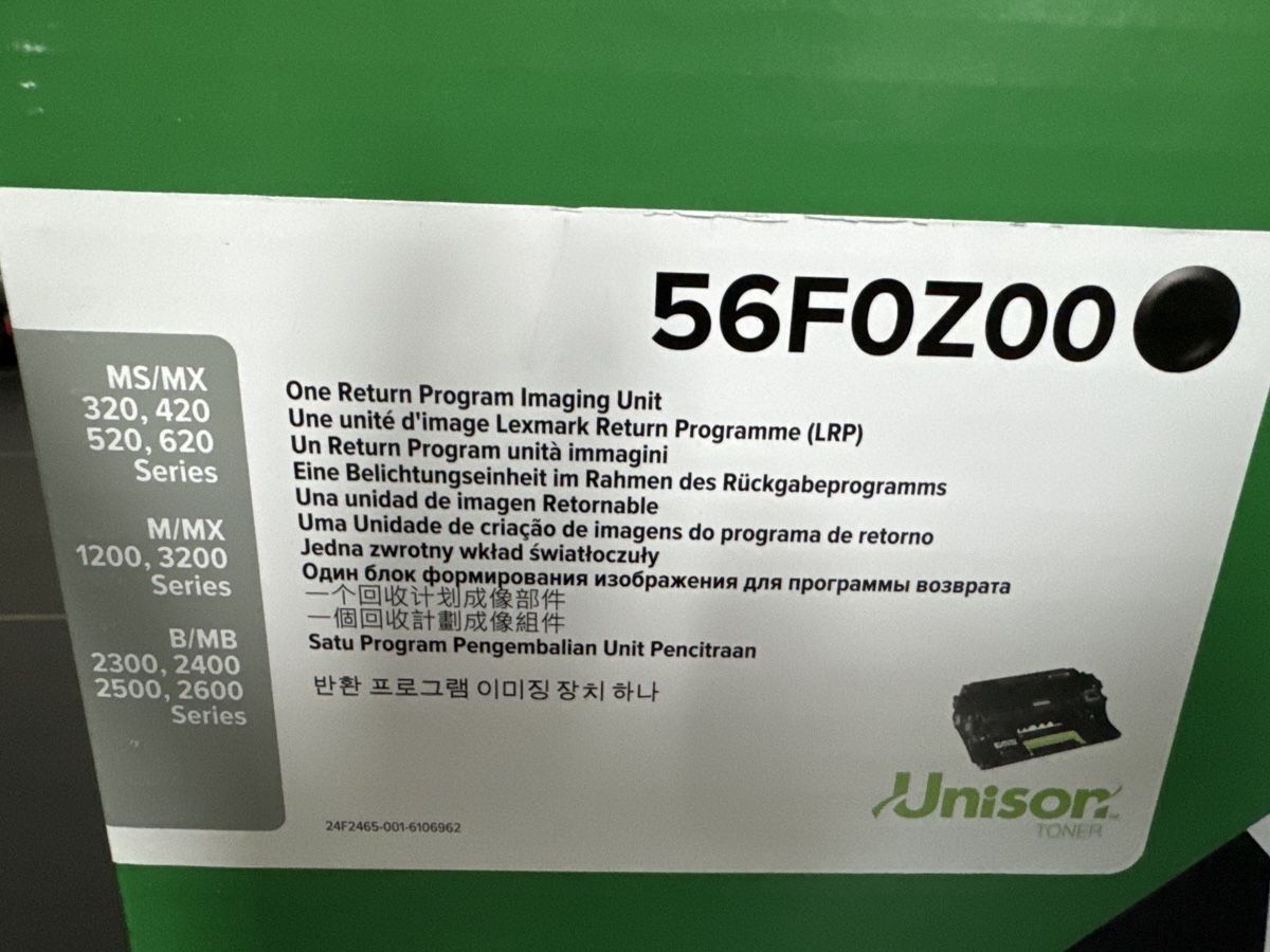 Lexmark Cartucce per stampanti & toner: Toner Lexmark 56FOZOO neu – Nuovo (secondo la descrizione) da Oberweningen venduto da Jogi2 1