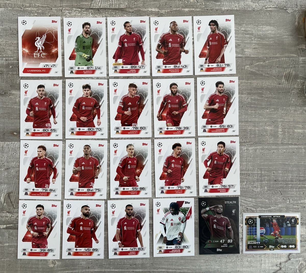Topps Carte collezionabili: Topps Match Attax 25/26 Full Liverpool – Nuovo (secondo la descrizione) da Effretikon venduto da iph_xb5l