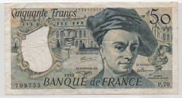 5O FRANCHI   " QUENTIN DE LA TOUR "  - ANNO 1992  - FRANCIA