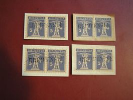 4 PAARE TELLKNABE MIT STEMPEL GREIFENSEE