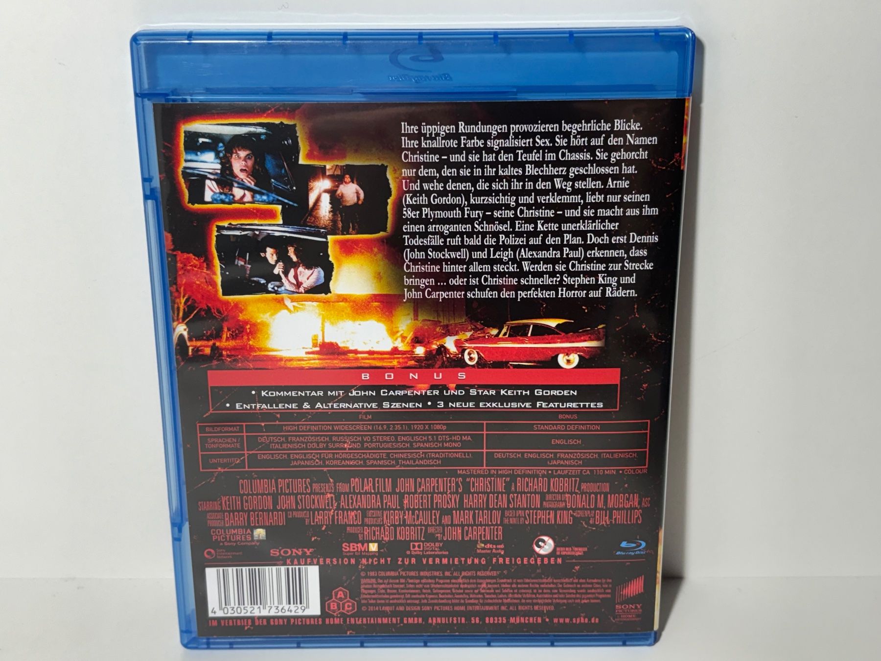 Alle DVDs: Christine Blu Ray – Gebraucht aus Wilderswil von Mr.Fury 1