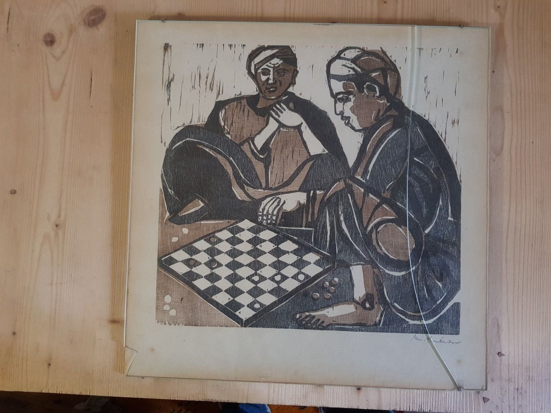 Xilografie: Martin Thönen Holzschnitt Bild Gemälde – Usato da Walterswil BE venduto da Lonitti