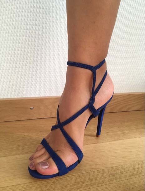 Chaussures femmes: blaue Sandalen, Grösse 38 – Neuf avec emballage d'origine à Winterthur par butterfly210 5