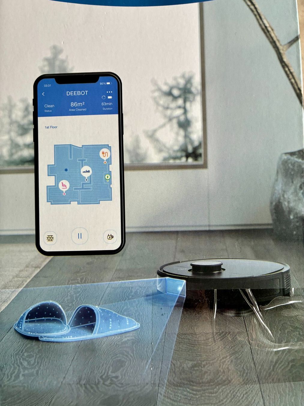 Ecovacs Aspirapolveri & Accessori: Vacuum and Mopping Robot Deebot Ozmo T8 by AIVI – Usato da Zürich venduto da leGrenat 4