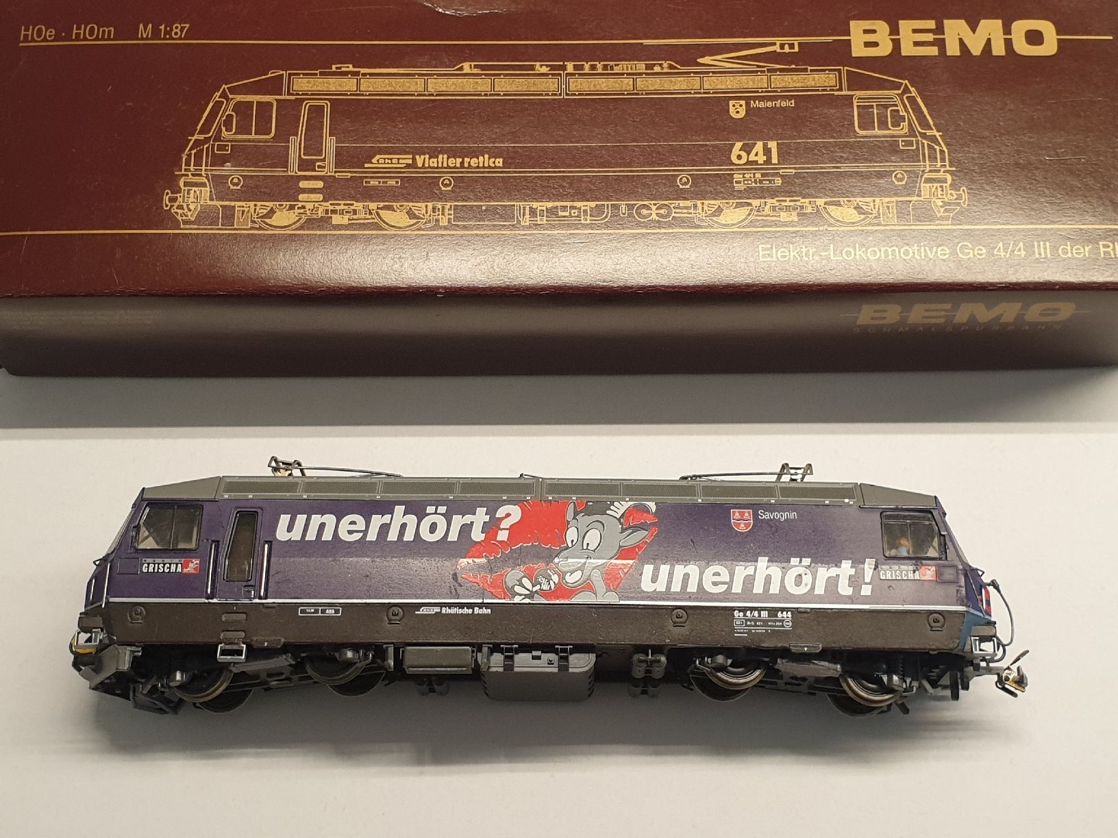 Bemo Modellini di ferrovie: Ge 4/4 ''' 644 unerhört?! Bemo digital – Difettoso da Wil SG venduto da bue_ff6k 1