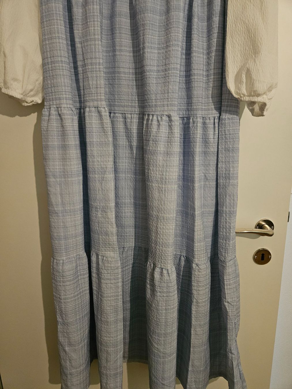 Vestiti: Sommerkleid, weiss blau, luftig, Gr. 38 – Nuovo (secondo la descrizione) da Sennhof (Winterthur) venduto da HG2019 1