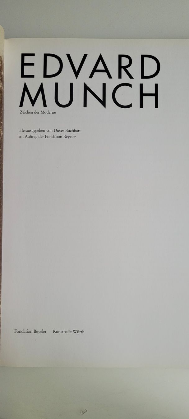 Libri: Edvard Munch: Zeichen der Moderne Buch – Usato da Luzern venduto da Magda84 1