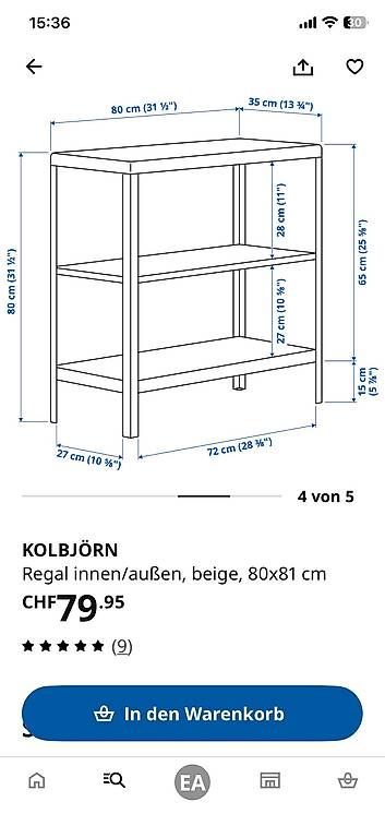 Regale: Regal Metal Kolbjörn – Gebraucht aus  von  3