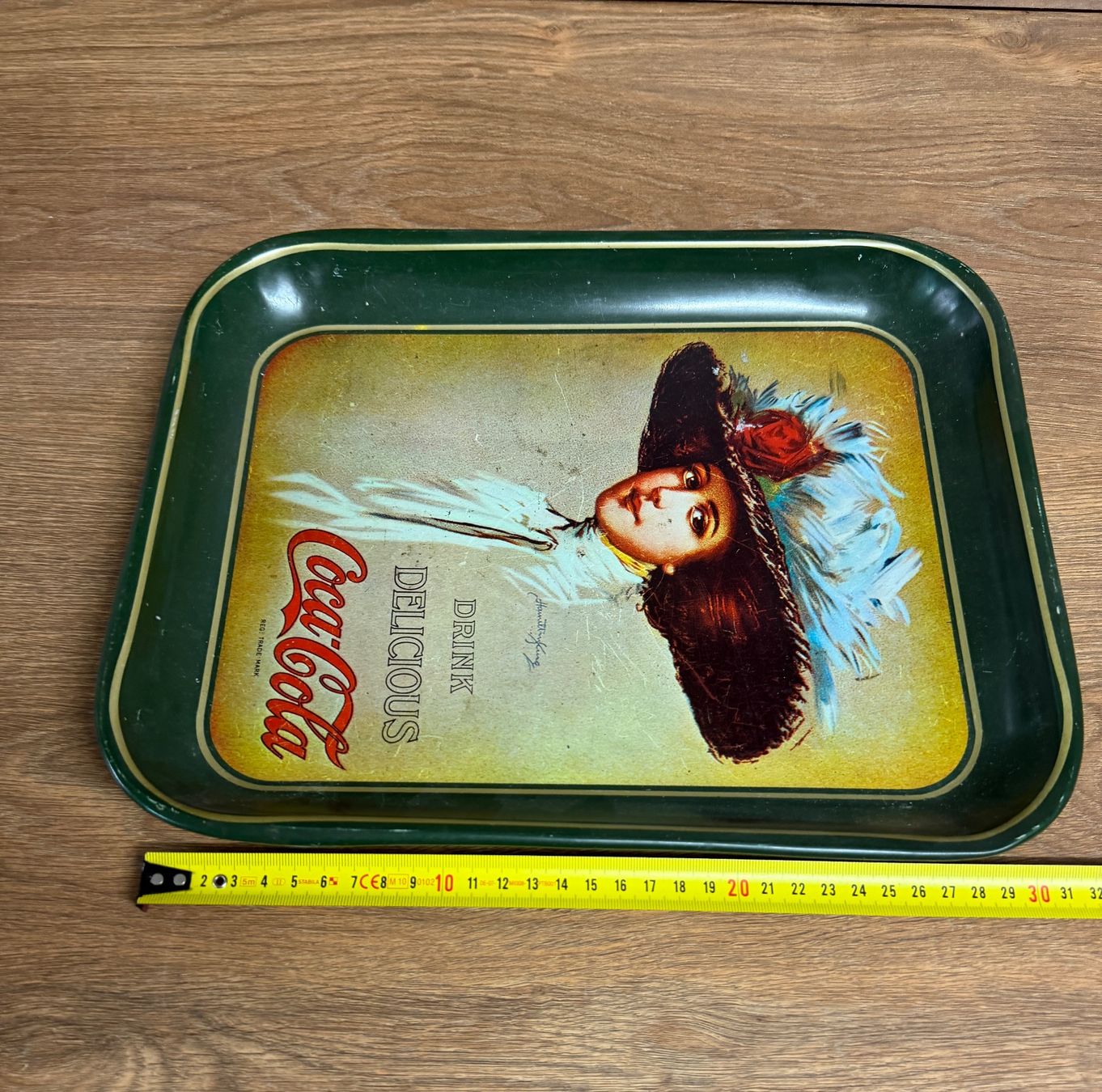 Piatti di portata: Coca-Cola Tablett, Vintage Serviertablett, Blech, Deko – Usato da Nussbaumen AG venduto da olitech5415 1