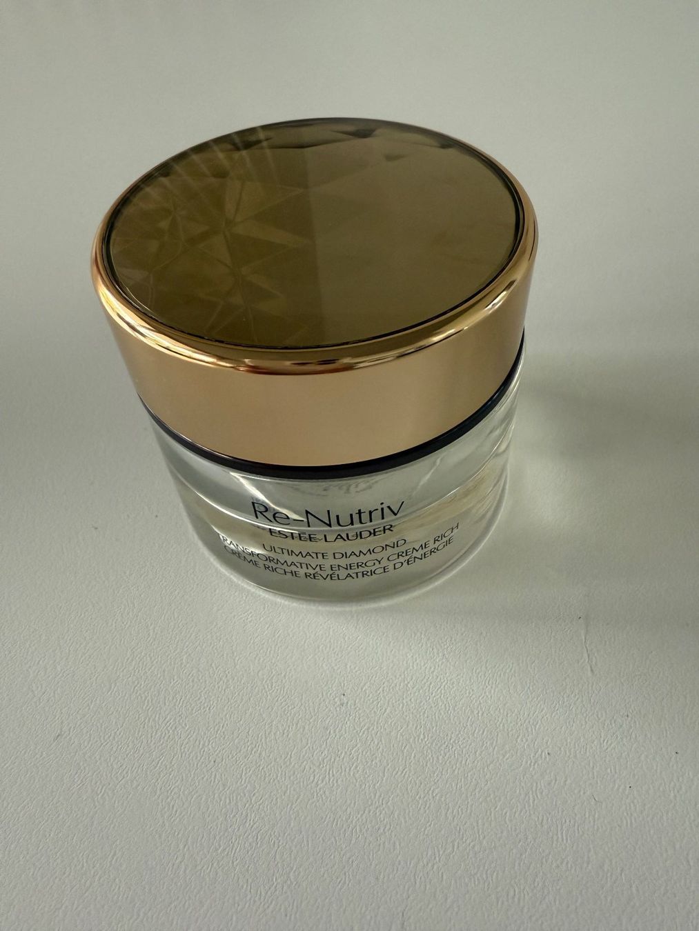 Gläser: Glastiegel von Estée Lauder mit Diamantschliff leer – Gebraucht aus Dällikon von dahi1 3