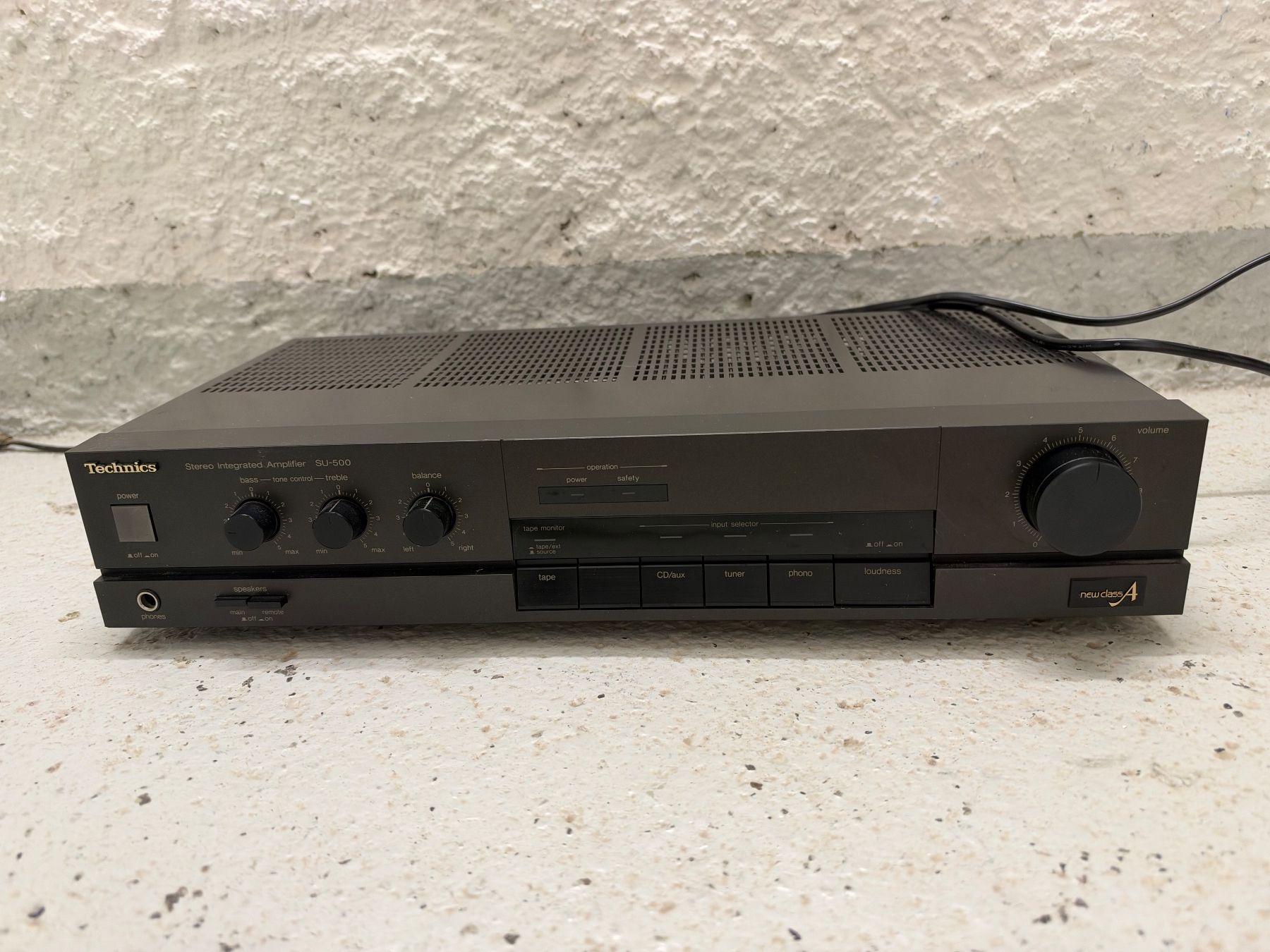 Technics Verstärker: Technics Stereo Integrated Amplifier SU-500 schwarz gebra... – Gebraucht aus Zürich von mcm_glx2 2