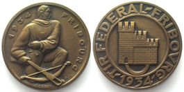 FREIBURG EIDG. SCHÜTZENFEST 1934, Schützenmedaille, Bronze
