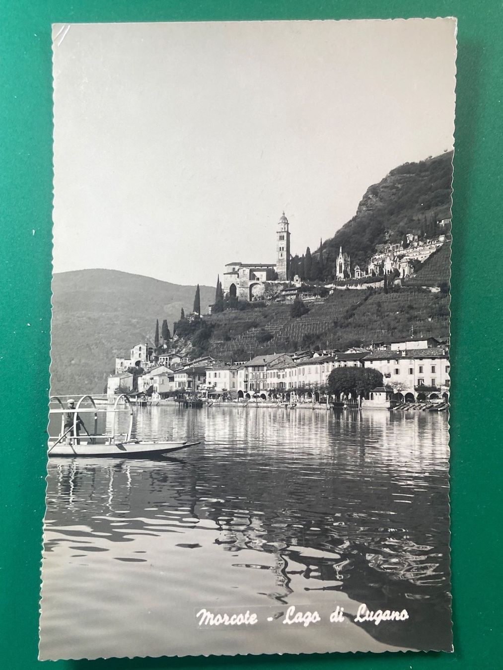 Cartoline postali: Morcote - Lago di Lugano – Usato da Steg VS venduto da danwer74