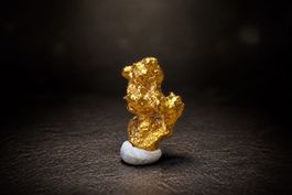Natur-Gold Nugget, mit Echtheitszertifikat.