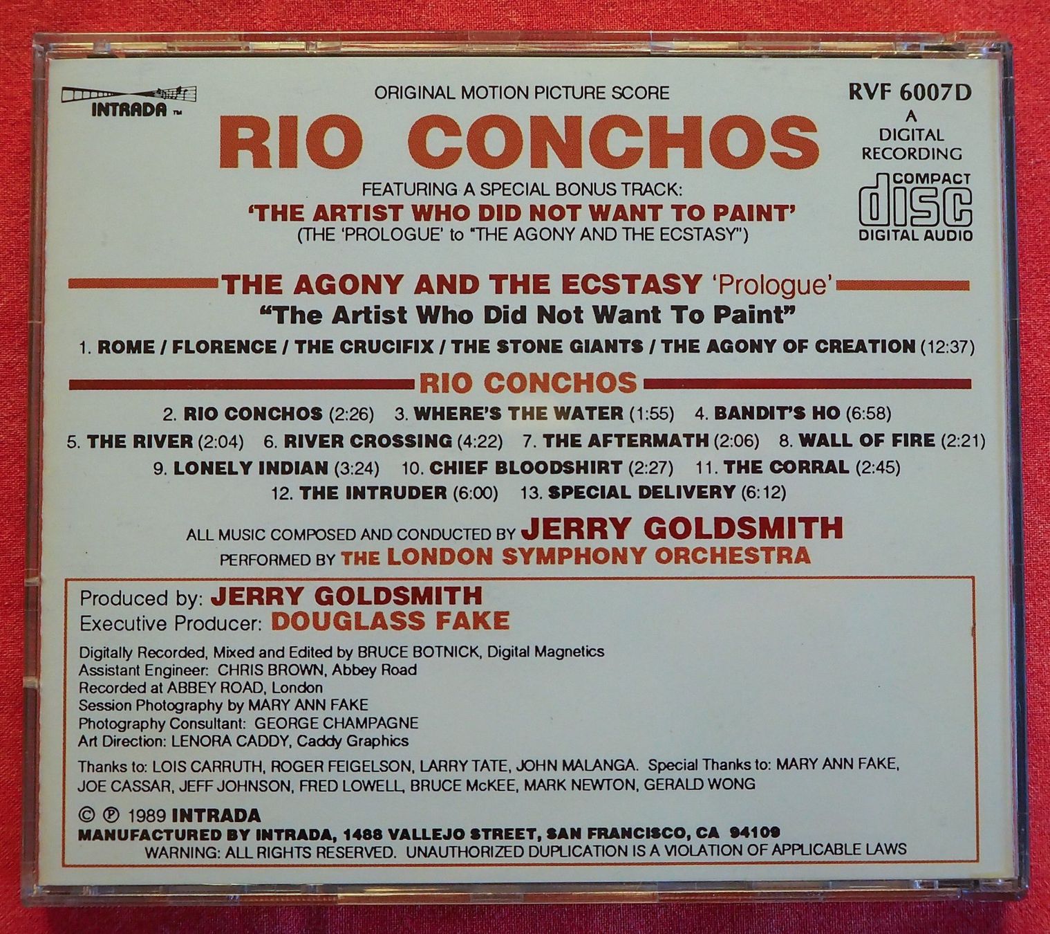 CD: Rio Conchos / Jerry Goldsmith / Soundtrack – Usato da Chur venduto da dluli 1