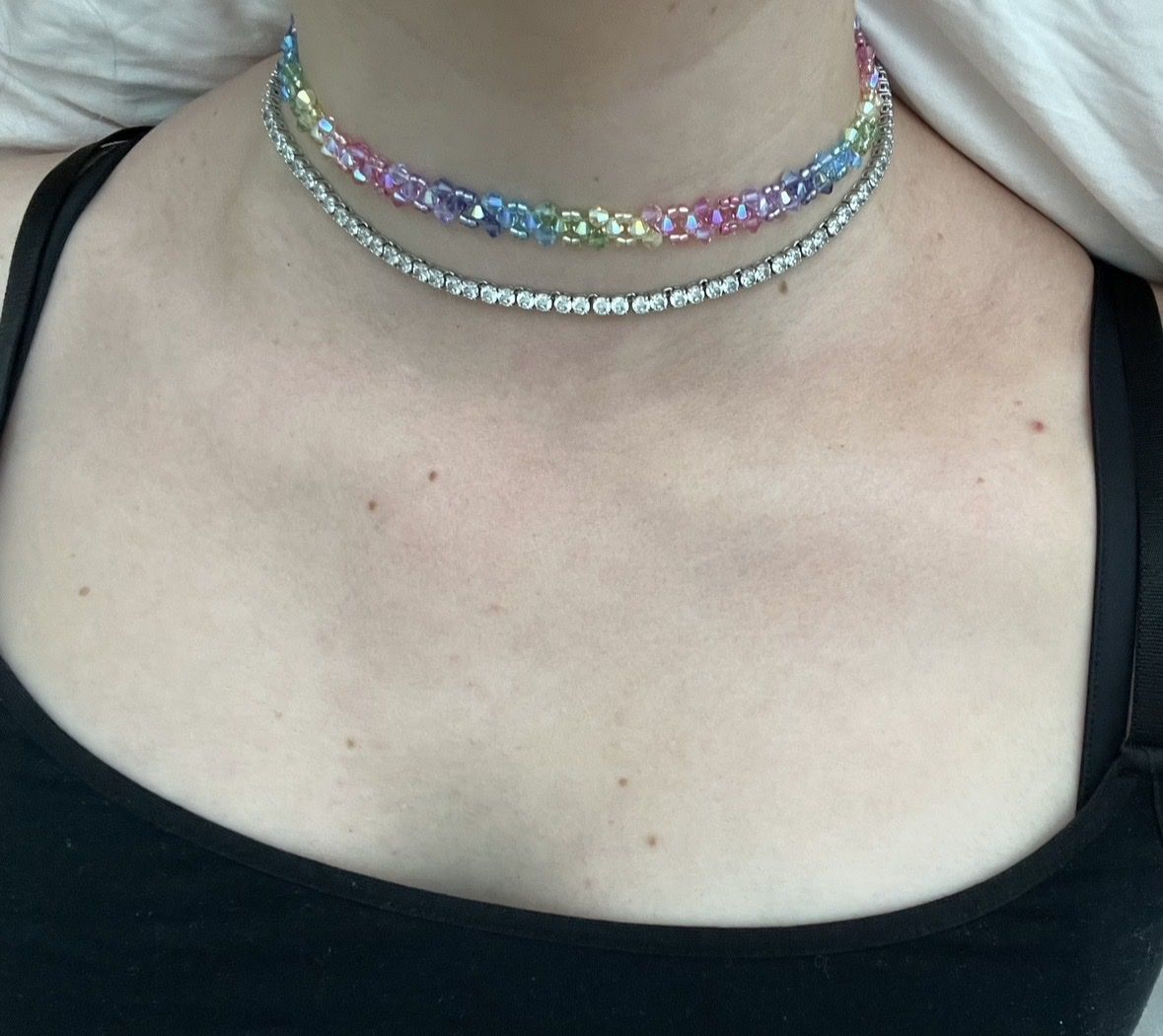 Swarovski Catenine: Original Swarovski Tennis Halskette – Usato da Thun venduto da _Cathy