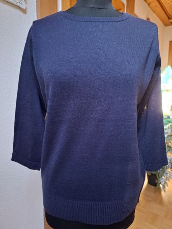 M Damen pullover dunkel blau business Winter Frühling 2000